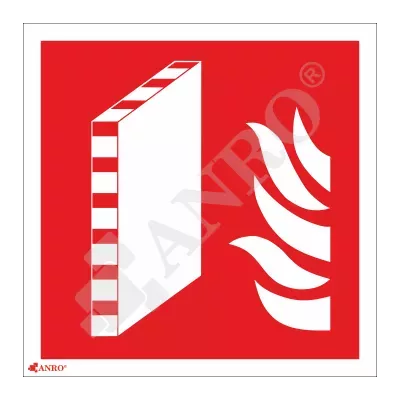 55P Ściana Oddzielenia Przeciwpożarowego SOP ŚOP  znak ppoż