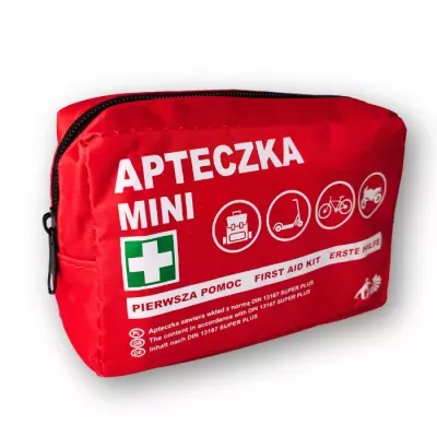 Apteczka MINI turystyczna DIN13167 SUPER PLUS