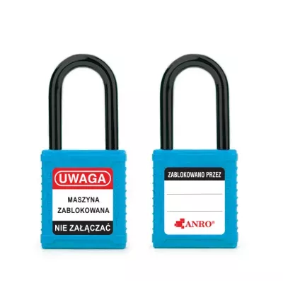 Kłódka E dielektryczna niebieska