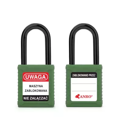 Kłódka E dielektryczna zielona