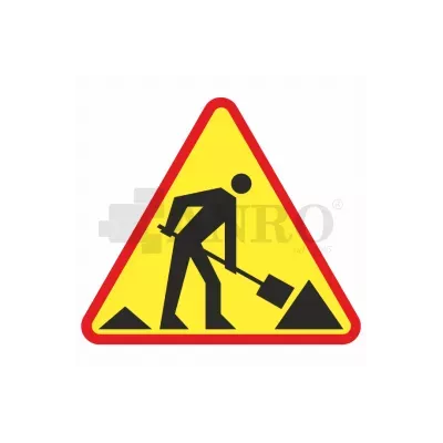 Znak drogowy A-14 Roboty na drodze