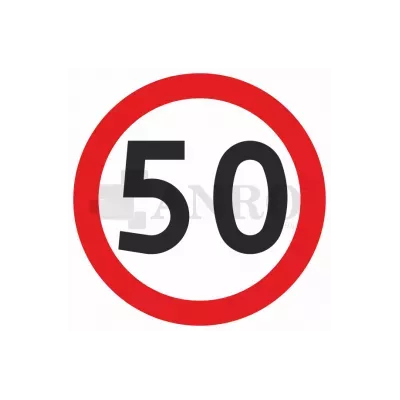 Znak drogowy B-33 Ograniczenie prędkości