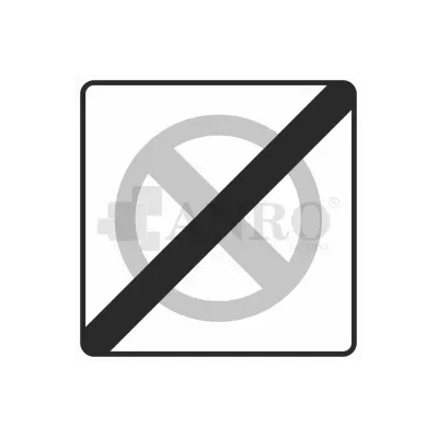 Znak drogowy B-40 Koniec strefy ograniczonego postoju