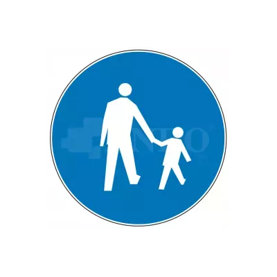 Znak drogowy C-16 Droga dla pieszych 