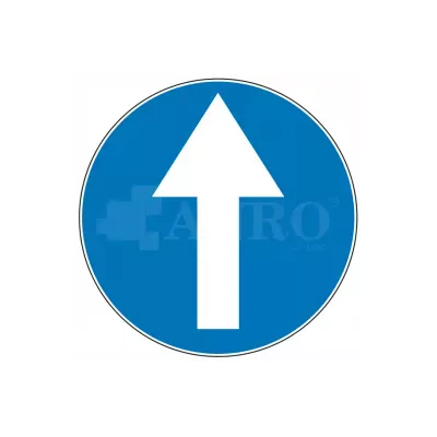 Znak drogowy C-5 Nakaz jazdy prosto 